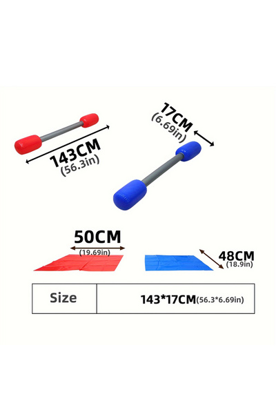 Choice Red 1Set Red Blue Inflatable Sticks Kids Toys Pvc Air Hammer Yard Game...