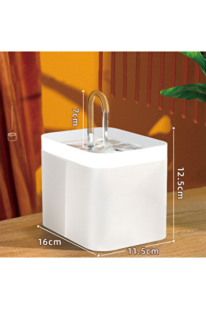 Choice 220V EU Plug White Ultra-Quiet Cat Water Fountain Filter Smart Automat...