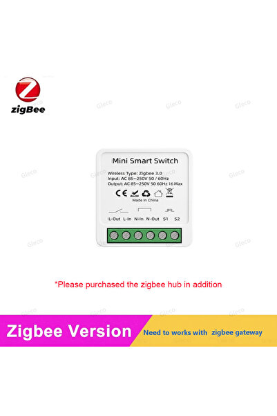 Choice 1 قطعة وحدة مفتاح زيجبي ذكي 16 أمبير، مفتاح تبديل إضاءة ذكي صغير يمكنك...