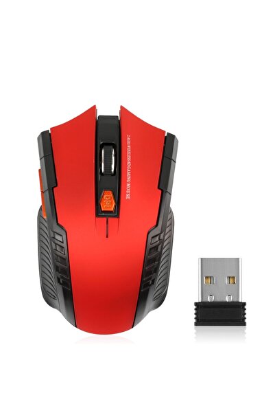 Choice Wireless Red 2.4G Wireless Mouse 1600DPI Optical Mouse Gamer for Compu...
