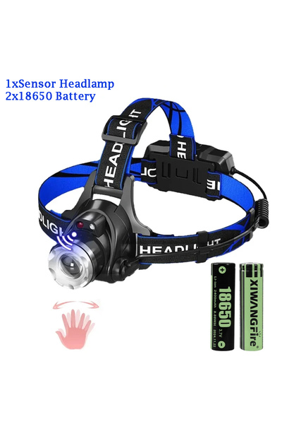 Choice Sensor with Battery Ultra-bright Sensor Industrial Headlamp Portable L...