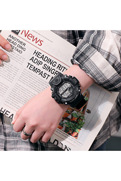 choice2 Black Male and female sports electronic watch, children's fashion ala...