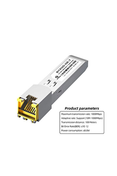 Choice4 وحدة SFP+ RJ45 نحاسية متعددة السرعات 1G/10GBASE-T بسرعة 1000 ميجابت ف...