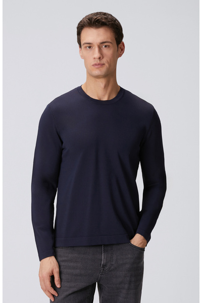 Network Lacivert Rayon Kazak