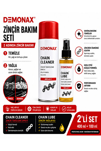 MOTOR ZİNCİR YAĞLAMA VE TEMİZLİK SETİ 2’li