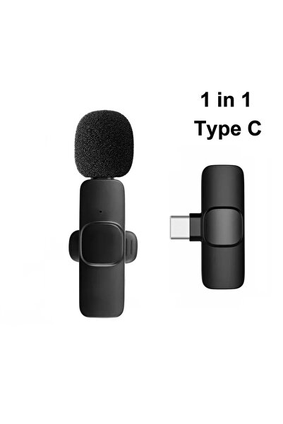 Choice3 ميكروفون لافالير لاسلكي احترافي من KEBIDU نوع C مع خاصية إلغاء الضوضا...