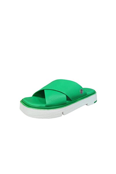 Mammamia MAMMAMİA D24YT-2280 KALIN TABAN ORTOPEDİK DERİ KADIN TERLİK