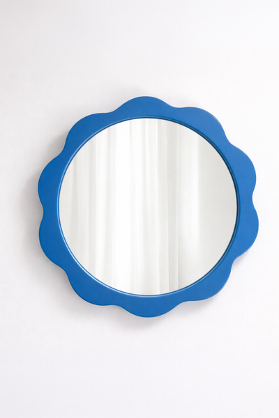 Ortakçı Design Core - Modern Dalgalı Çerçeve Ayna | Dekoratif MDF Ayna
