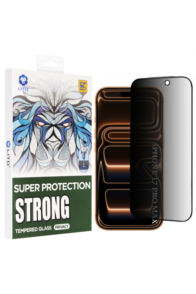Apple Folie de protectie Ecran Privacy Lito D+ Max Strong pentru iPhone 17 Pr...