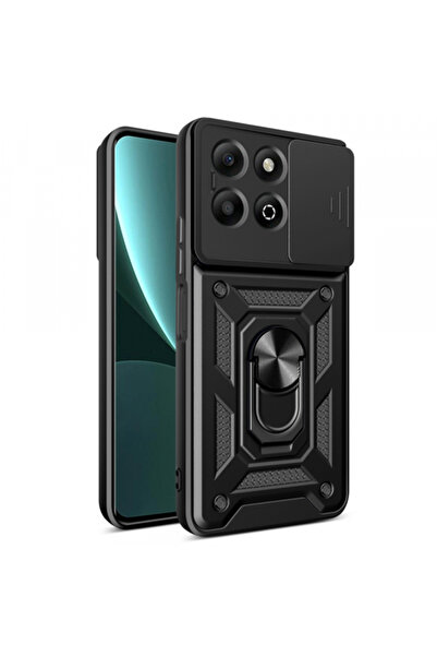 HONOR Husa pentru X6b, Techsuit, CamShield, Neagra