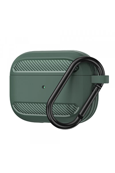 Apple Husa Techsuit Carbon pentru AirPods 3, Verde