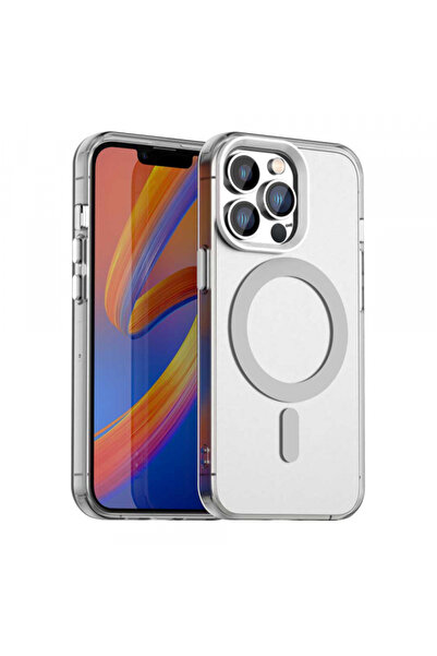 Apple Husa MagSafe pentru iPhone 13 Pro Max, Techsuit, CandyCase, Alba