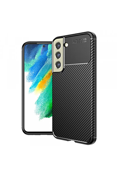 Samsung Husa pentru Galaxy S21 FE 5G G990, Techsuit, CarbonFiber, Neagra