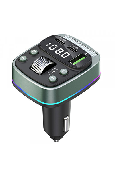 Techsuit Modulator FM Bluetooth EchoDrive, 1 x USB-A - 2 x USB-C