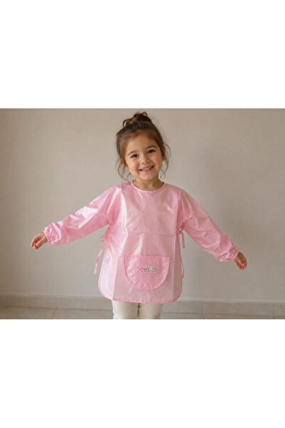 BEESTAR Yıkanabilir Uzun Kollu Boyama Önlüğü-Pembe / 3+Yaş (4-5 Yaş)