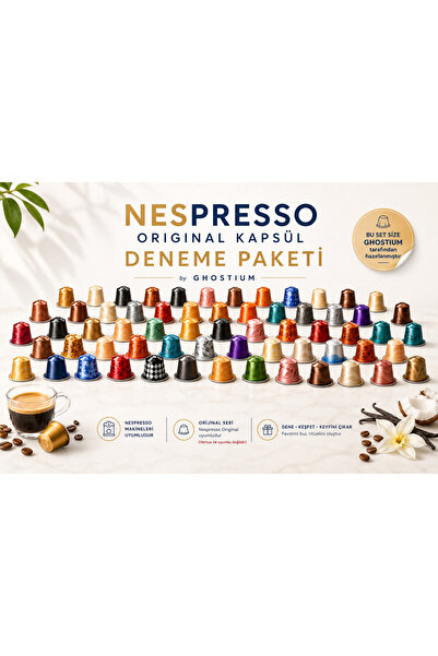 Nespresso كبسولات قهوة نسبرسو 20 كبسولة - عبوة تجريبية من جوستيوم