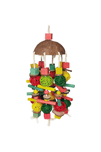Choice Random Color Bird Chewing Toy Parrot Training Toys Chewing Foraging Ha...