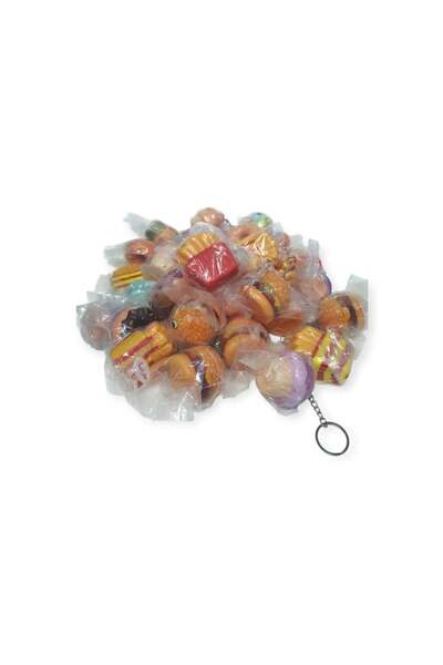 Erka Olgun Toys Squishy Fast Food Keychain 36-Pack