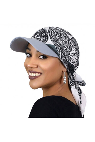 Choice One Size HBH New Women Fashion Printed Satin Headscarf Hat with Brim S...