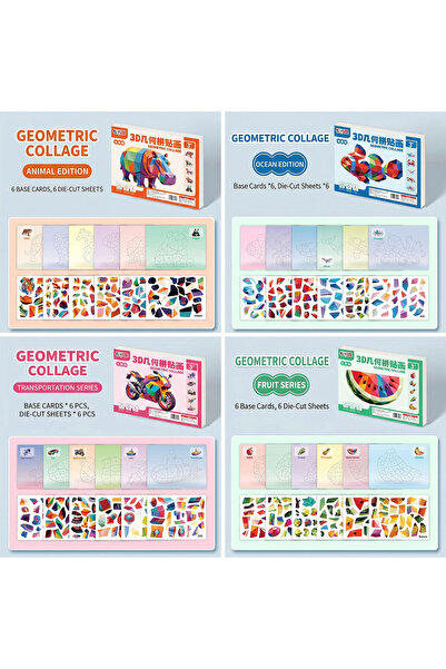 Choice 24 Patterns Sticker by Number Kits Mess-Free Travel Road Trip Art Craf...