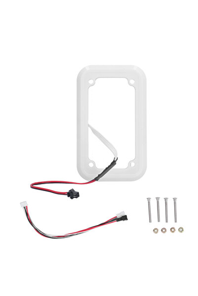 Choice WHITE Coin Acceptor Frame Colorful LED Flash Coin Selector Decorative ...
