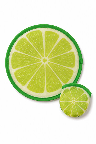 Leo'Stone Japon Yelpazesi 20 cm Mini El Yelpazesi Kılıflı Çantalık Limon Dese...