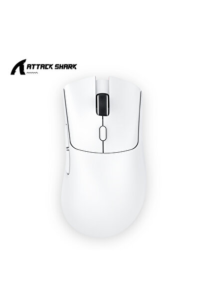 choice2 R1 White Attack Shark R1 Superlight Mouse ,Bluetooth 2.4G Wireless, P...