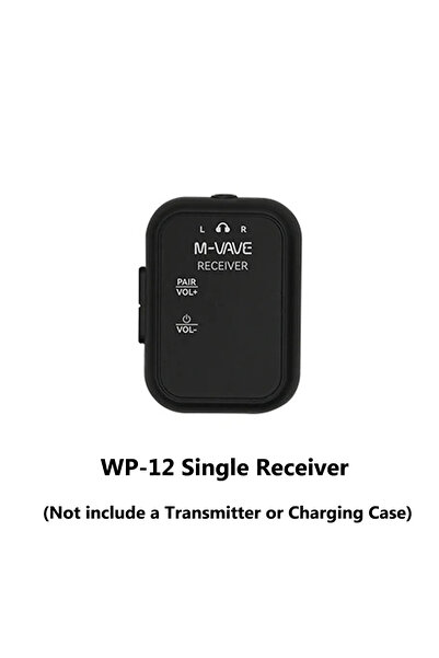 Choice WP-12 Receiver M-VAVE WP-12 Wireless In-Ear Monitor System, 2.4GHz, Ul...