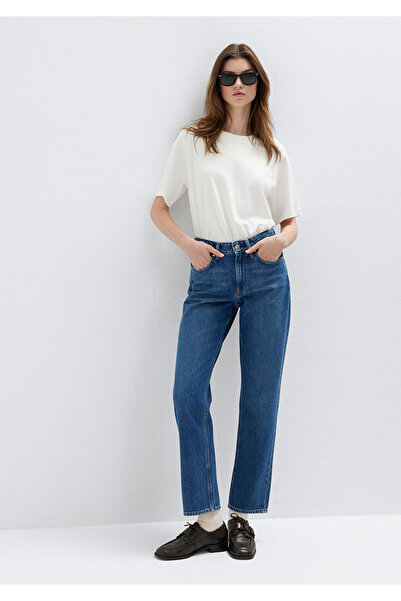 Mavi New York Classic Denim Puslu Koyu Jeanshose 101441-88581