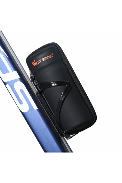 Choice أدوات ركوب الدراجات WEST BIKING باللون الأسود غير اللامع، كبسولة، قفص ...