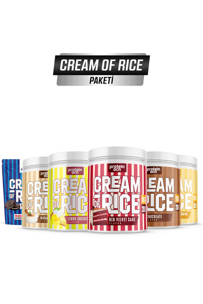 Proteinocean Cream Of Rice | Pirinç Kreması - 6lı Paket - 1kg X 6 Adet