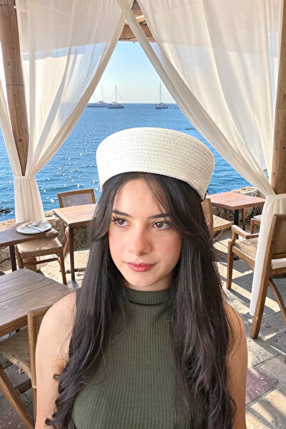 KAAN HOME Handmade Jute Straw Look French Beret Women's Hat Beret – Four Seas...
