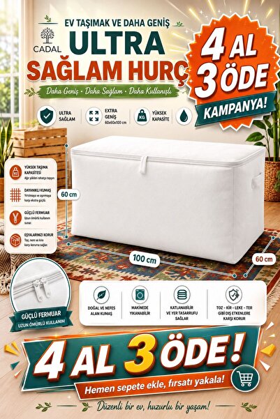 A Cadal Maksimum Taşıma Kapasiteli Ömürlük Yorgan Döşek Hurcu 200 KG Taşıyabilir