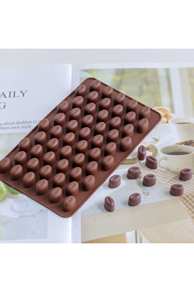 Choice Chocolate 55 Cavity Mini Coffee Beans Chocolate Sugarcraft Candy Silic...