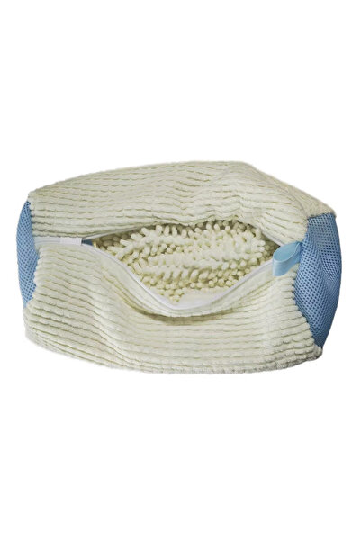 Choice3 White plus 1pc Fluffy Fiber Shoe Washing Bag 360° Surround Cleaning R...