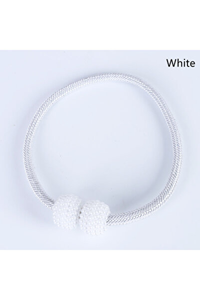 Choice 2PCS white 2/4PCS Pearl Magnetic Curtain Clip Curtain Holders Tie Back...