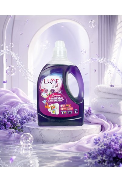 lune Lavender Liquid Fabric Detergent 3L | Power Gel Laundry Detergent