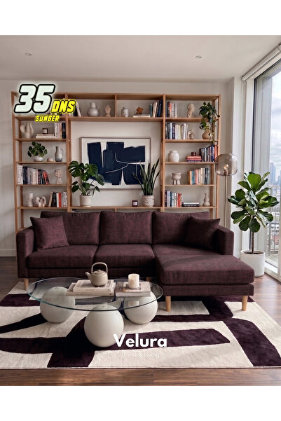 Velura Home & Living Armin Akıllı Köşe Koltuk Takımı & Modern Modüler Yataklı...