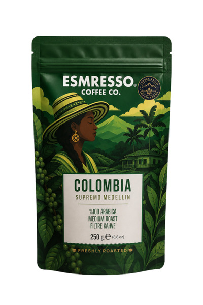 Colombia Filtre Kahve Öğütülmüş Filtre Kahve 250 gr
