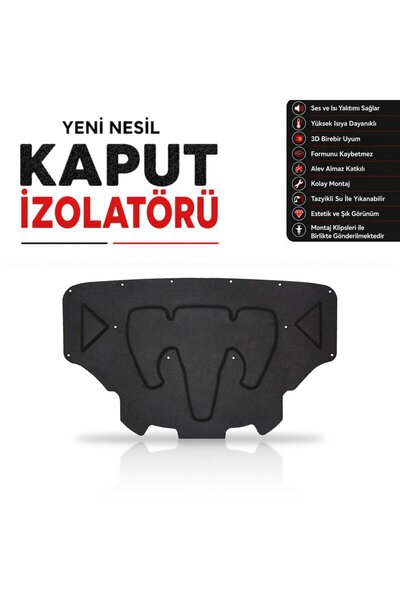 öz-iş Bmw 3 Serisi G20 Kaput Izolatörü (2019 Sonrası) Uyumlu+KLİPS
