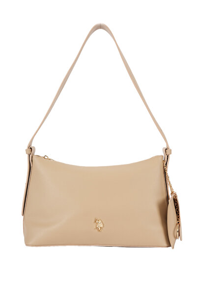 U.S. Polo Assn. K.Beige Women's Shoulder Bag Us26582