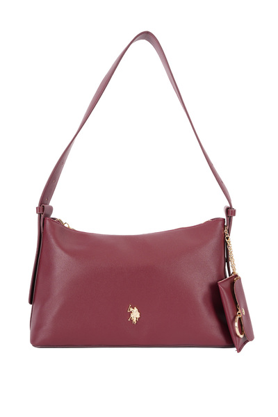 U.S. Polo Assn. Burgundy Women's Shoulder Bag Us26582