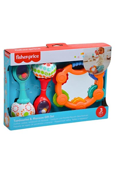 FISHER PRICE مجموعة هدايا الدف والمراكاس DPY77