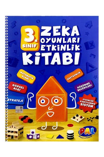 Pal Sokağı Yayınları Pal 3. Sınıf Zeka Oyunları Etkinlik Kitabı