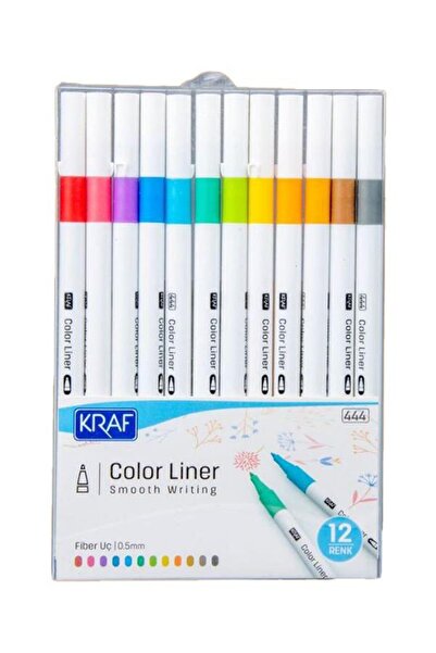 KRAF Color Liner Pen 0.5 Mm 12 Li