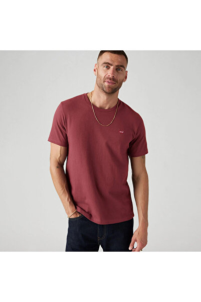 Levi's Men's Burgundy Basic T-Shirt - Cotton Pack - 008Bt-0002
