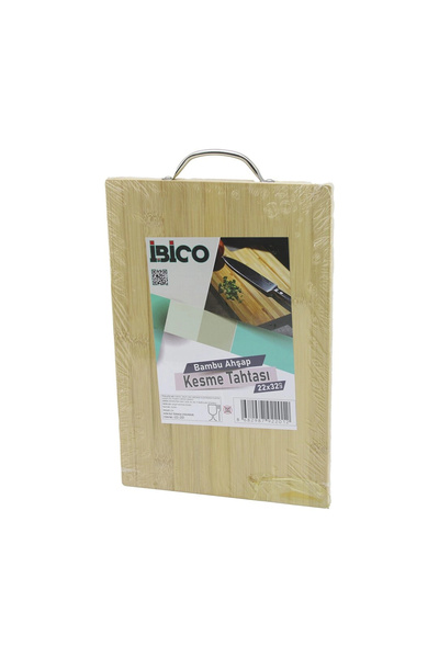 Go İthalat 22X32 X 1.7cm Lux Wood Bamboo Cutting Board - Cutting Board with M...