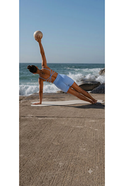 Pilates Club By Leyla Kadın Yüksek Bel Toparlayıcı Arkası Toplamalı Dikişsiz ...