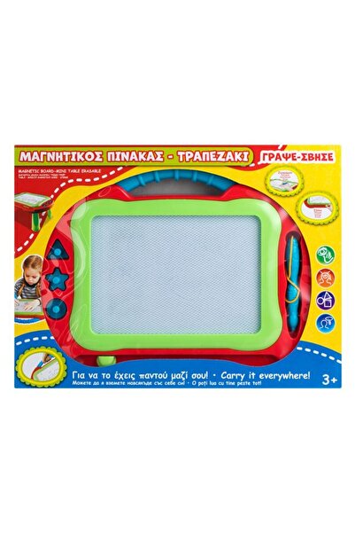 BAMI NETWORK Tabla magnetica desen verde lime rosie 37x28x18cm copii