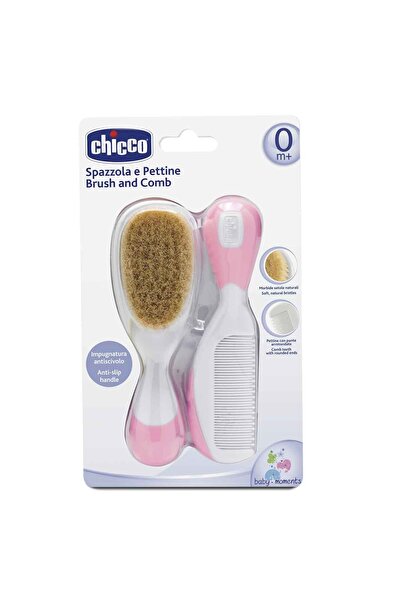Chicco Pink Brush and Comb Set